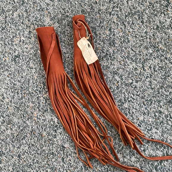 Vintage Accessories - Deerskin hair wraps